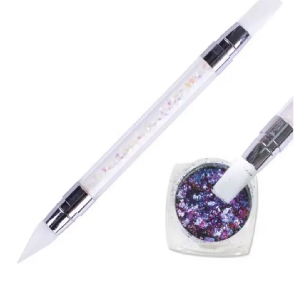 DoubleHead Silicone Nail Art Pen For Sculpting Embossing Precision Design 5