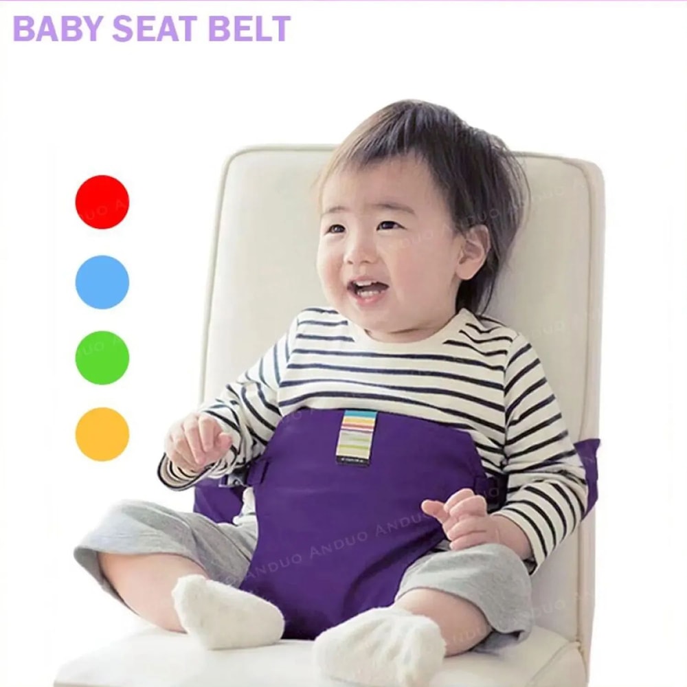 Portable Baby Meal Strap Travel Chair Harness Foldable Child Safety Seat Belt For Dining 5