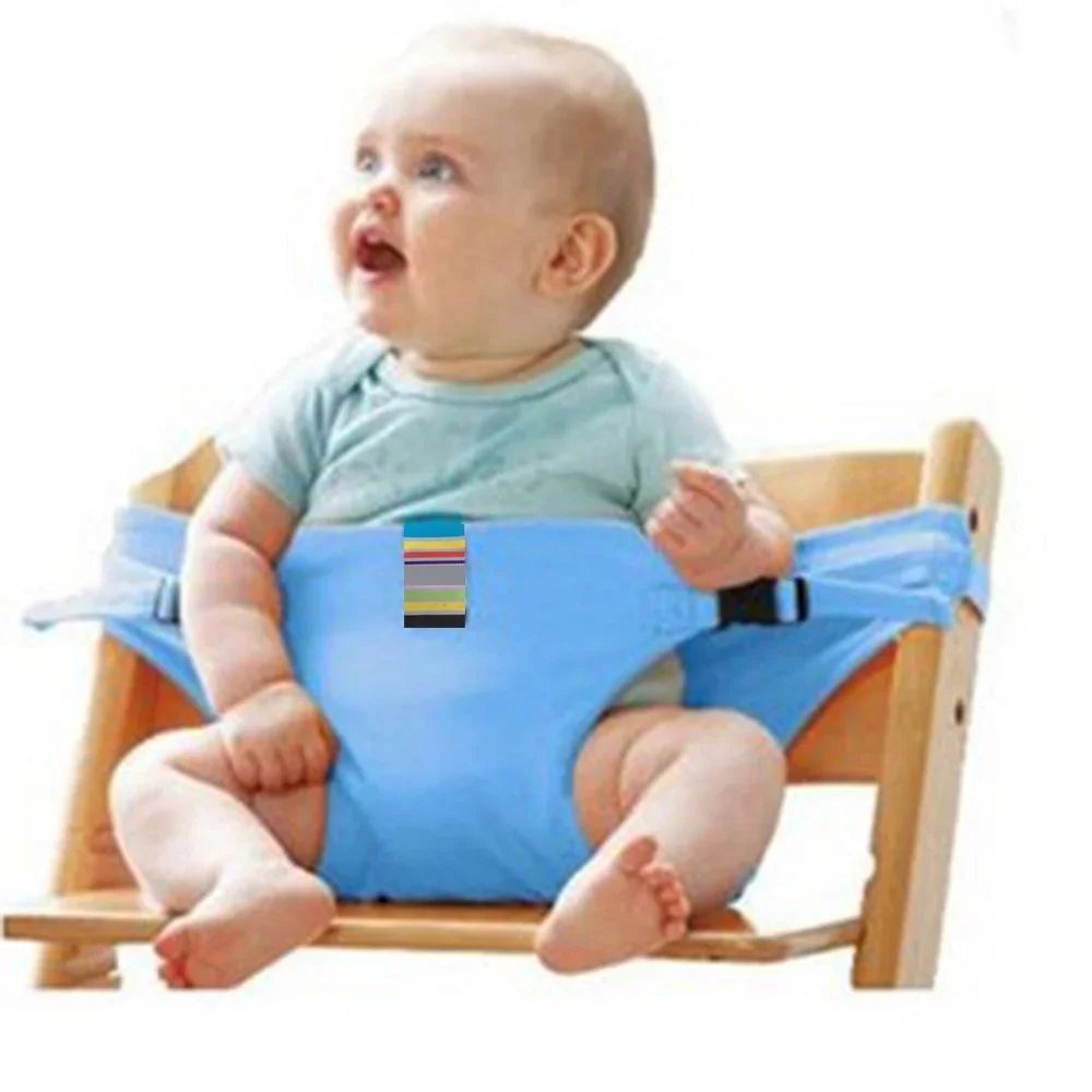 Portable Baby Meal Strap Travel Chair Harness Foldable Child Safety Seat Belt For Dining 10