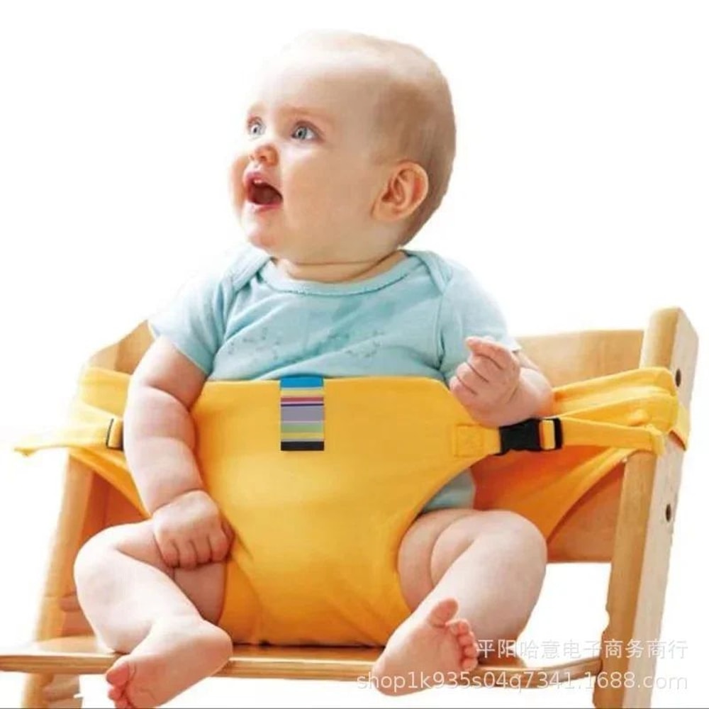 Portable Baby Meal Strap Travel Chair Harness Foldable Child Safety Seat Belt For Dining 6