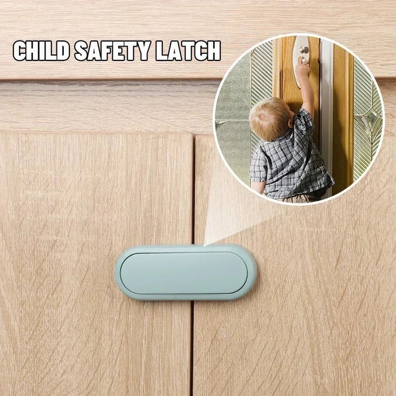 Invisible Baby Safety Cabinet Locks Childproof Drawer Door Latches 5Pack 5