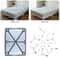 Adjustable Elastic Bed Sheet Holder Clips NonSlip Mattress Fasteners For Secure Bedding 1