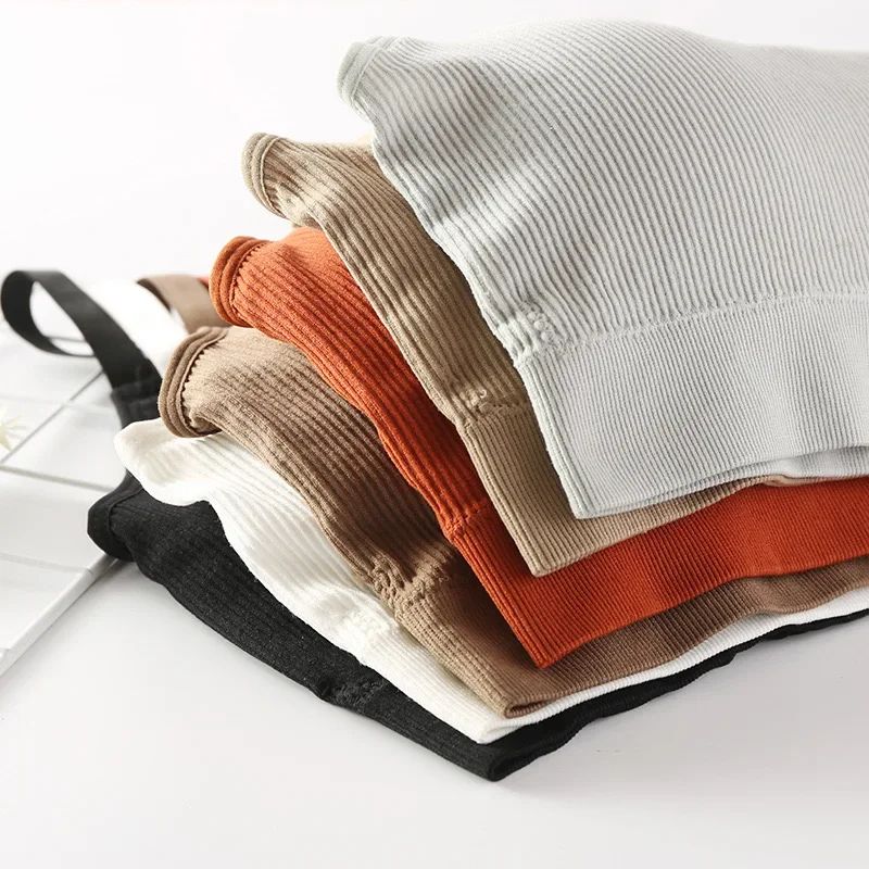 Wireless Cotton Tube Bra For Women Seamless Strapless Lingerie Top 5