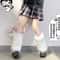 Japanese Lolita Faux Fur Leg Warmers For Women Cozy Autumn Winter Fashion Socks 1