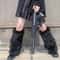 Japanese Lolita Faux Fur Leg Warmers For Women Cozy Autumn Winter Fashion Socks 2