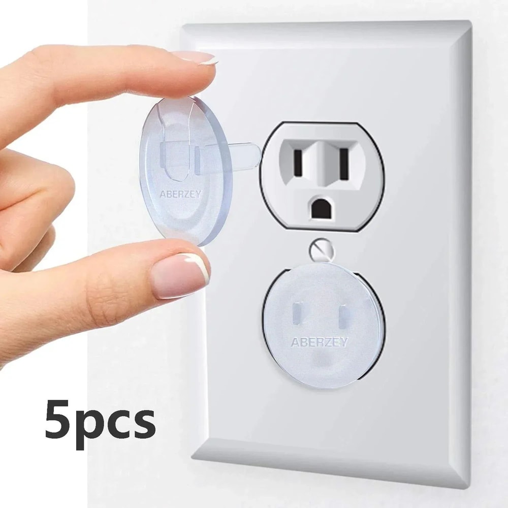 Premium 10Pack Child Safety Electrical Outlet Covers Secure Baby Proof Socket Protectors 6