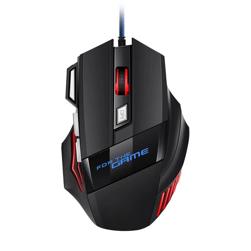 HyperSpeed RGB Ergonomic Wired Gaming Mouse 7Button Precision For PC Laptop Gamers 4