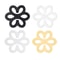 FlowerShaped Bra Strap Clips NonSlip Bra Strap Concealers For A Seamless Braless Look 20Pack 1