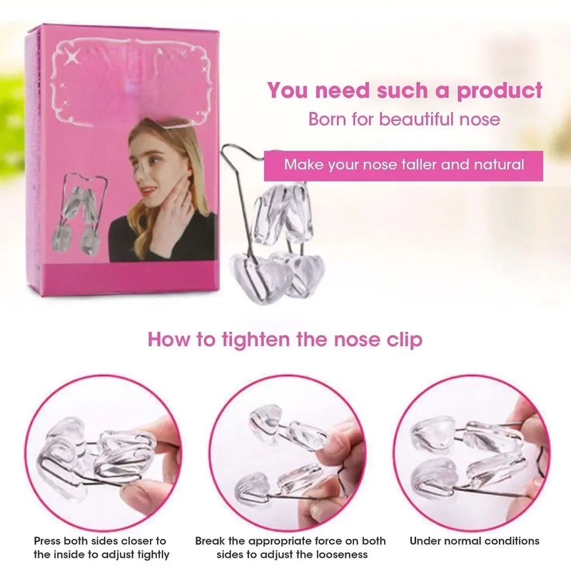 3D Nose Clip Shaper NonSurgical Nose Bridge Heightening Alar Slimming Tool 5