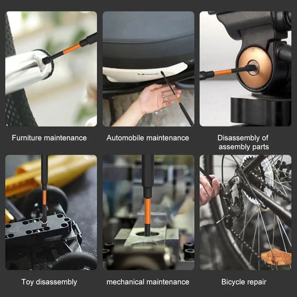 3Piece Magnetic Impact Screwdriver Bit Set For Electric Drills 3