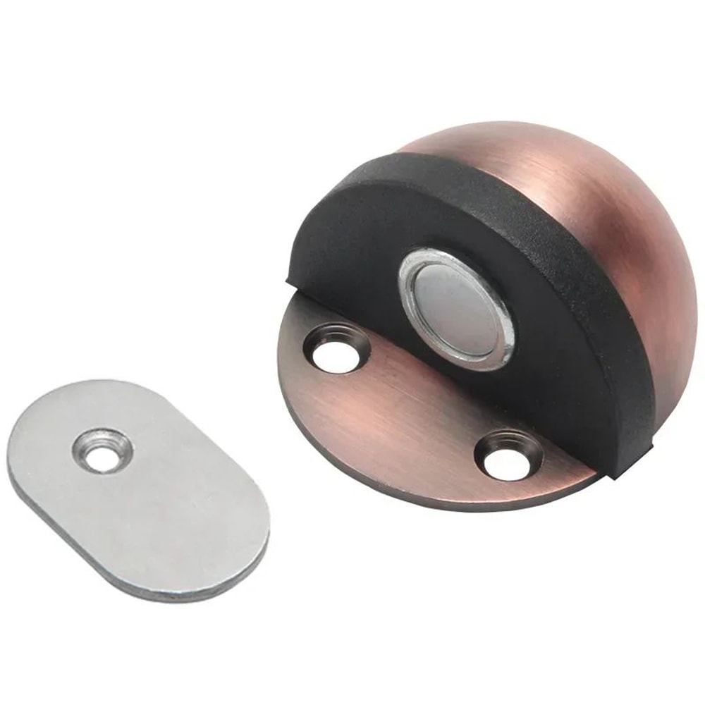 Heavy Duty Stainless Steel Magnetic Door Stopper Hidden Wall Mount Door Holder 2
