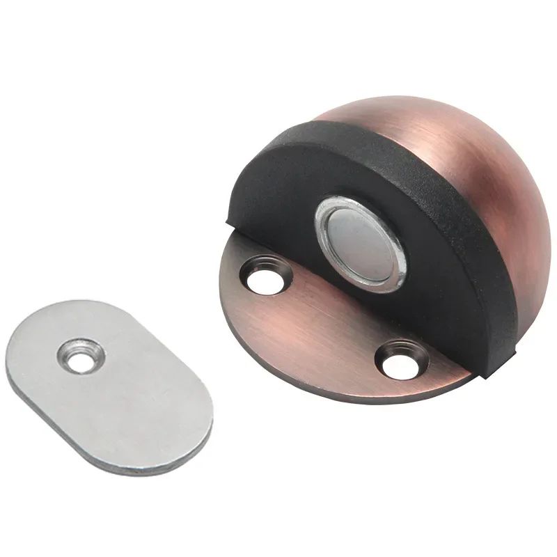 Heavy Duty Stainless Steel Magnetic Door Stopper Hidden Wall Mount Door Holder 2