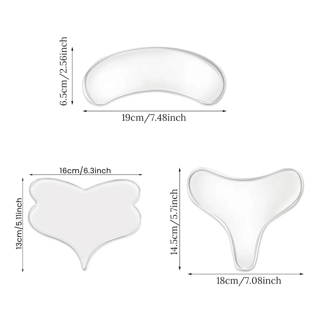 Silicone Chest Wrinkle Patch Reusable AntiAging Breast Lifting Pad For Smooth Skin 3