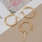 10Pack 20mm Stainless Steel Open Hoop Earrings For DIY Jewelry Making Crafts 2