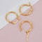 10Pack 20mm Stainless Steel Open Hoop Earrings For DIY Jewelry Making Crafts 4