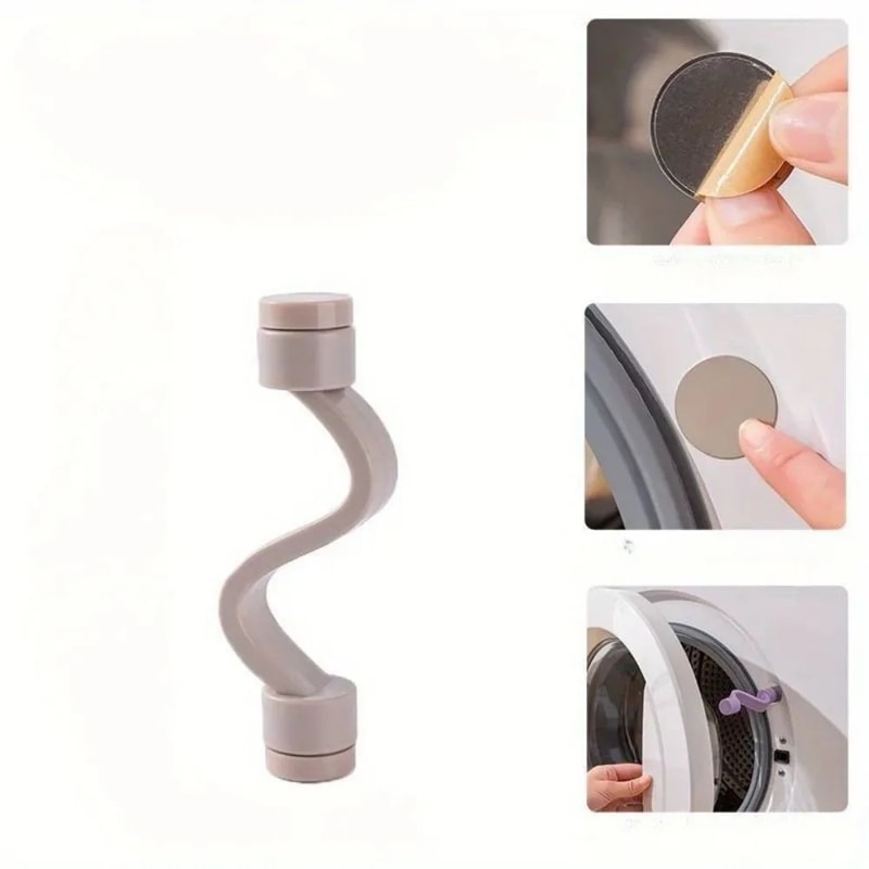Ventilated Laundry Door Safety Lock For Mold Prevention Child Protection 2