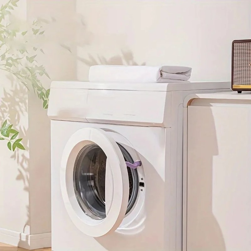 Ventilated Laundry Door Safety Lock For Mold Prevention Child Protection 3