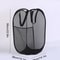 Large Capacity Foldable Laundry Hamper Breathable Mesh Dirty Clothes Basket For Home Travel 1