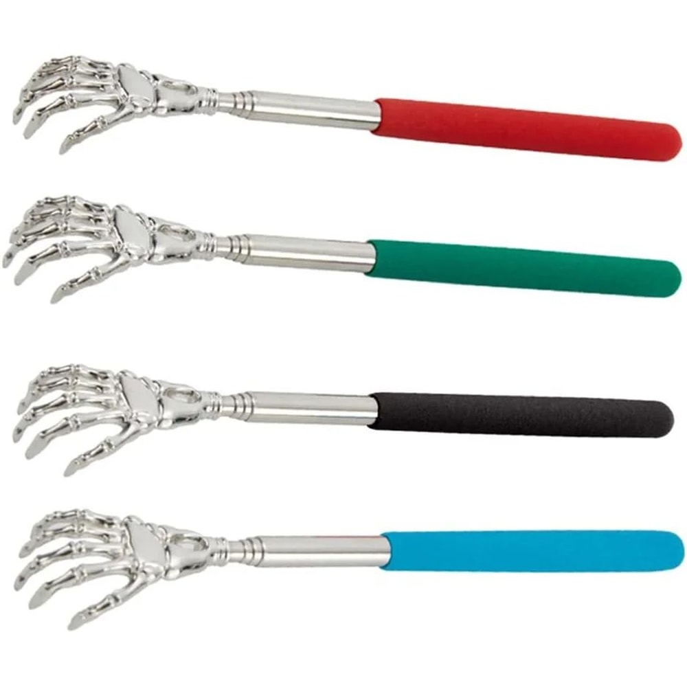 Telescopic Stainless Steel Back Scratcher Itch Relief Massager 5