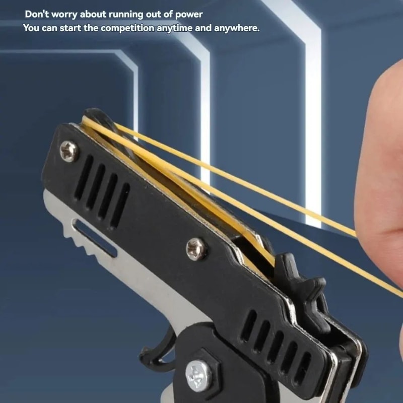 Kids Rubber Band Toy Gun Foldable Safe Shooting Game For Boys 2
