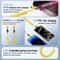65W 4in1 Spring USB Charging Cable With Fast Charging Support 2