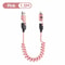 65W 4in1 Spring USB Charging Cable With Fast Charging Support 7