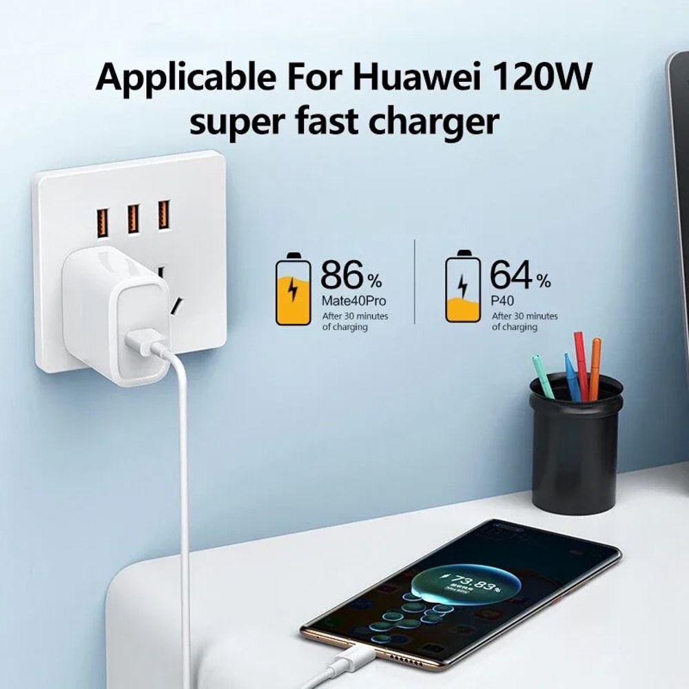 120W USBC Fast Charging Cable 10A Durable HighSpeed Data Power Cable 1