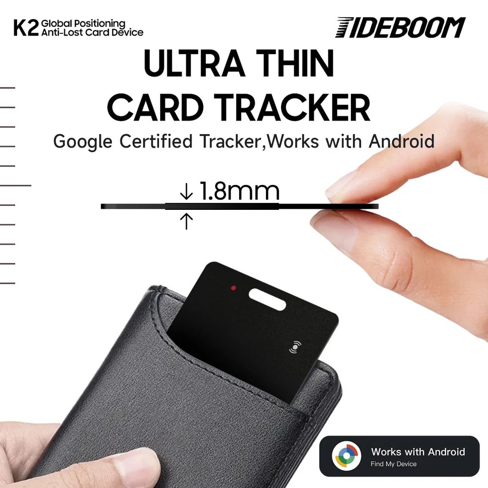 UltraSlim GPS Wallet Tracker Card With Google Find My Device 2
