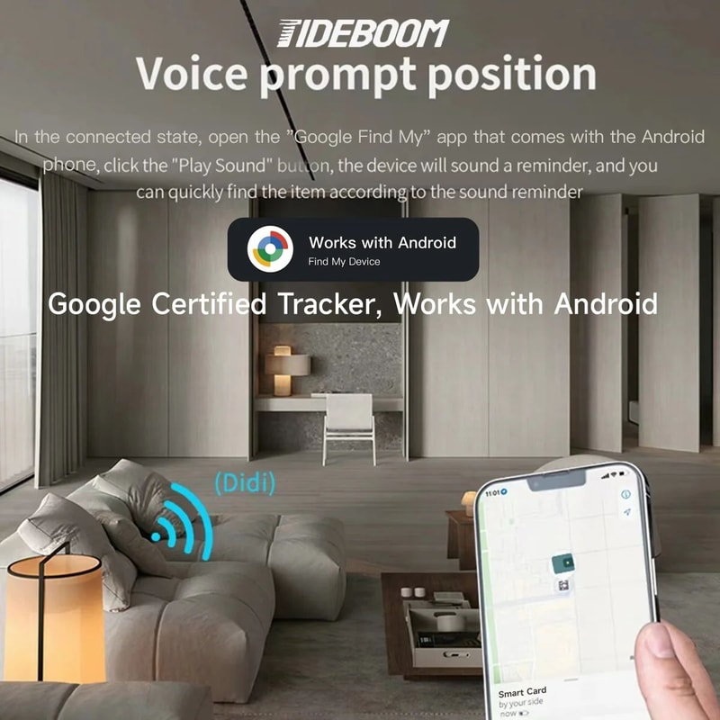 UltraSlim GPS Wallet Tracker Card With Google Find My Device 4