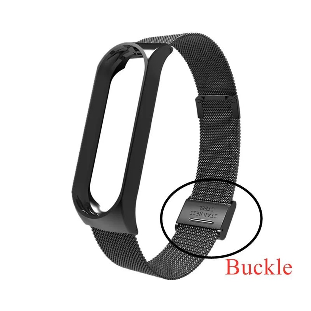 Stainless Steel Metal Strap Bracelet For Xiaomi Mi Band 37 5