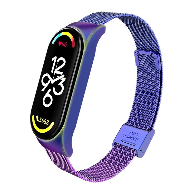 Stainless Steel Metal Strap Bracelet For Xiaomi Mi Band 37 11