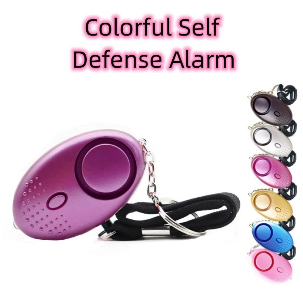 Personal Safety Keychain Alarm For Women Loud Emergency Self Defense Siren 0