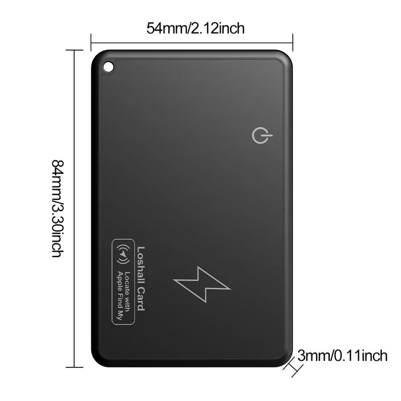 UltraThin Apple Find My Tracker Card Waterproof Wireless Charging Wallet Locator 5
