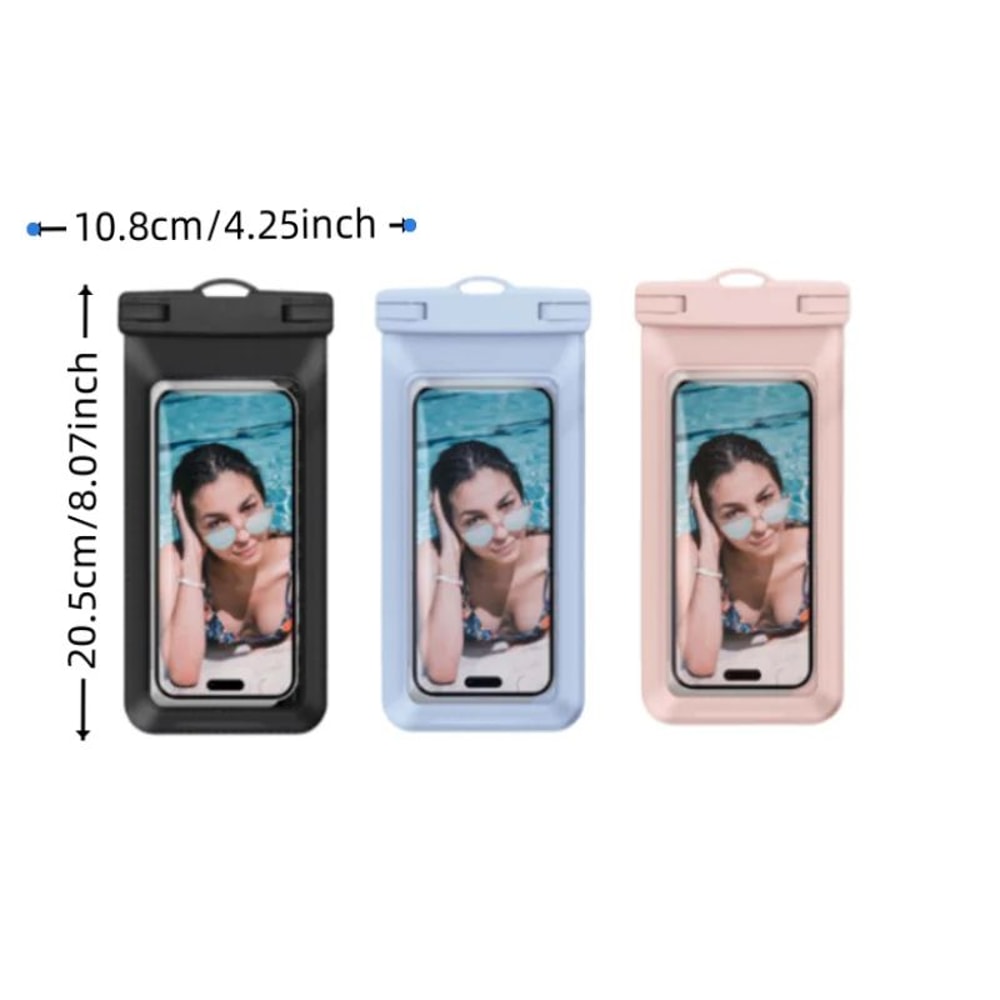 Universal IP68 Waterproof Floating Phone Pouch For Swimming Beach Travel 1