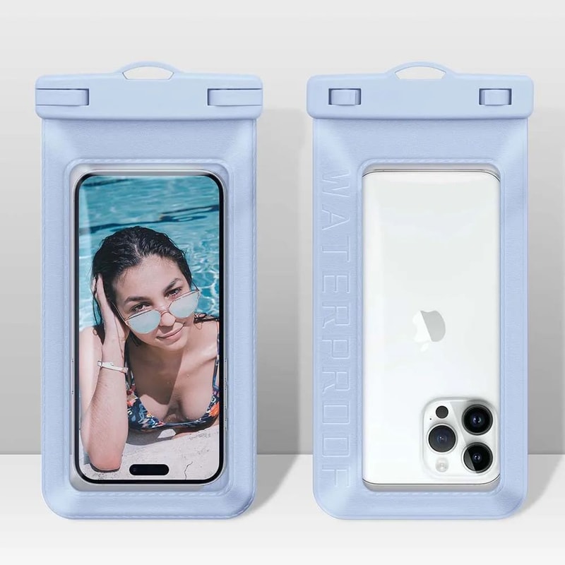 Universal IP68 Waterproof Floating Phone Pouch For Swimming Beach Travel 8
