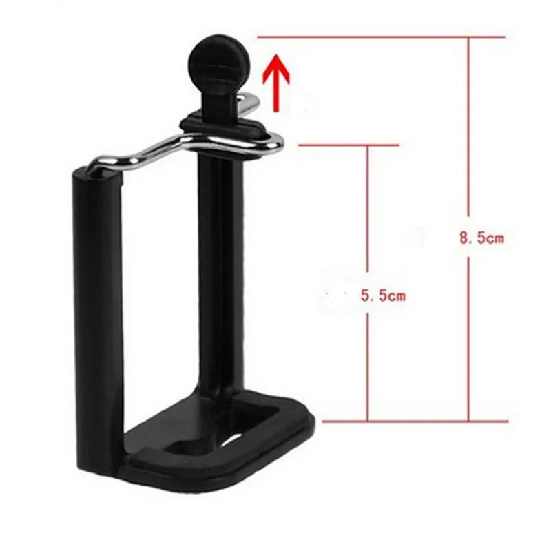 Adjustable Smartphone Tripod Stand With Clip Holder Portable Phone Camera Mount 3
