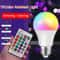 AuroraGlow RGB LED Light Bulb 16Color Dimmable E27 With Remote Control 0