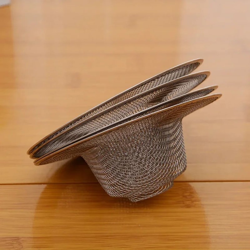 Premium Stainless Steel Sink Strainer Kitchen Drain Filter Fine Mesh Debris Catcher For AntiClog 1