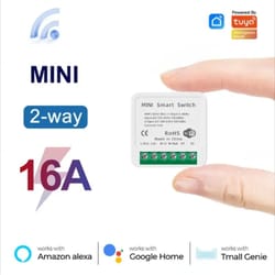 tuya mini 16a smart wifi switch for smart life app with alexa & google home control