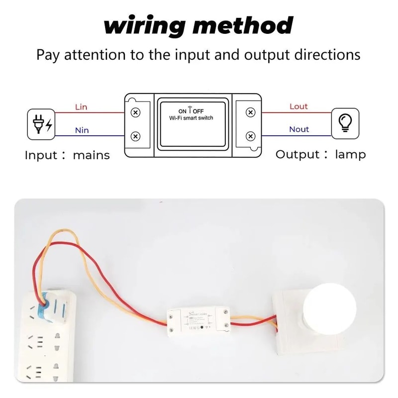 WiFi Smart Switch DIY Remote Controller For Alexa Google Home Automation 1