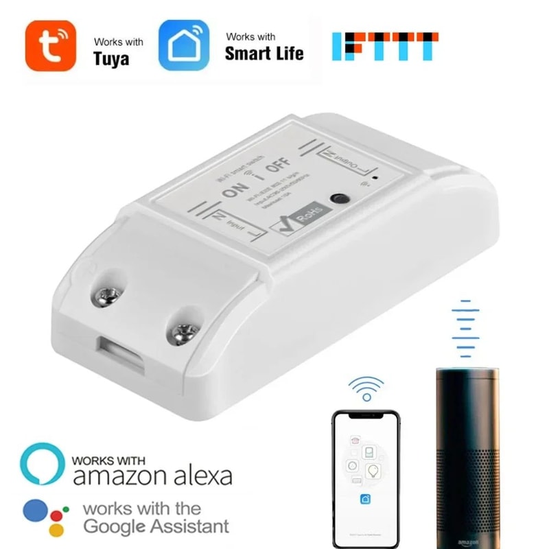 WiFi Smart Switch DIY Remote Controller For Alexa Google Home Automation 2