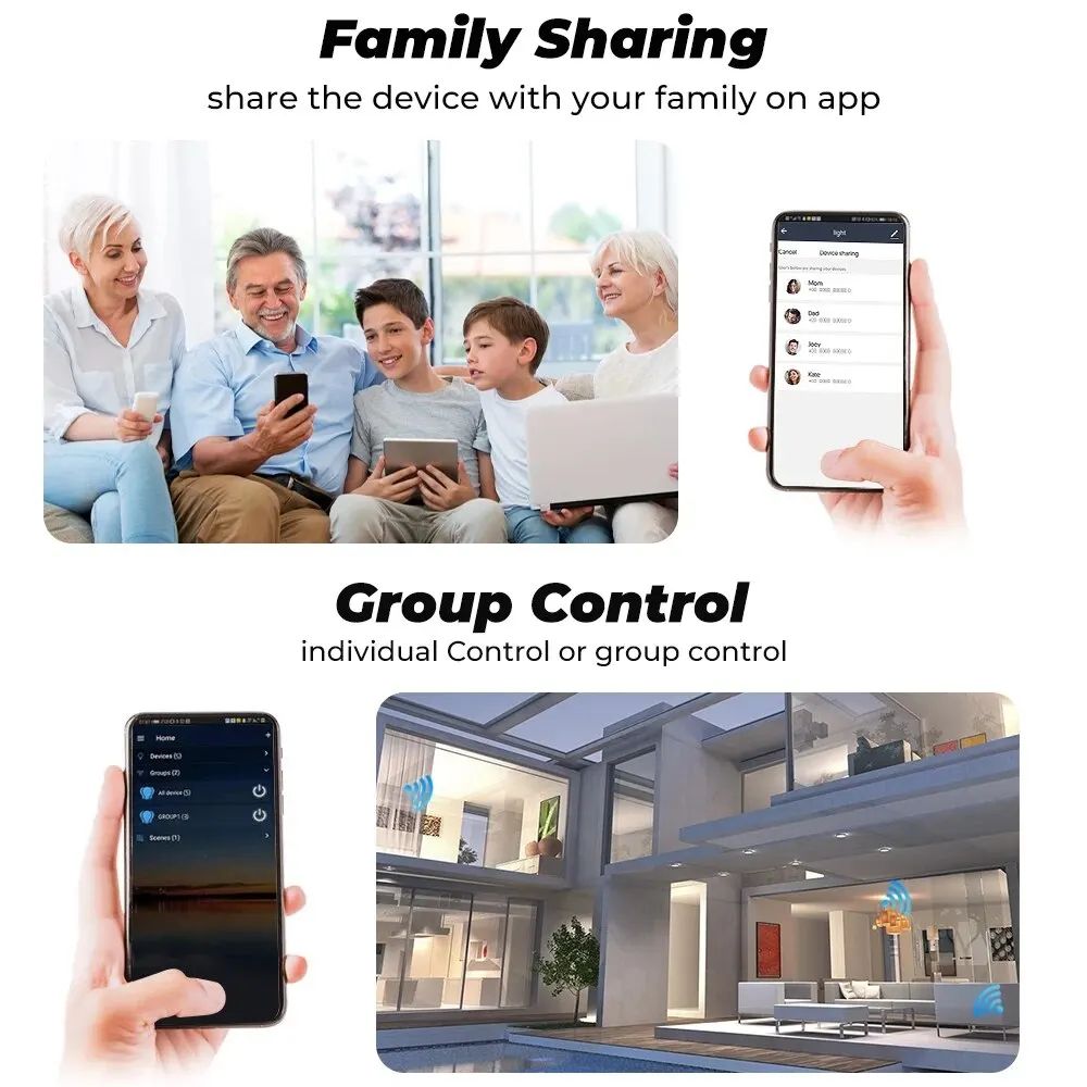 WiFi Smart Switch DIY Remote Controller For Alexa Google Home Automation 4