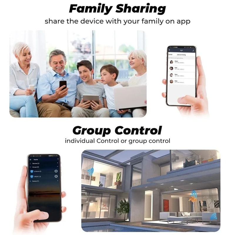 WiFi Smart Switch DIY Remote Controller For Alexa Google Home Automation 4