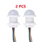 Smart PIR Motion Sensor Light Switch Indoor Outdoor Infrared Auto OnOff 2Pack 6
