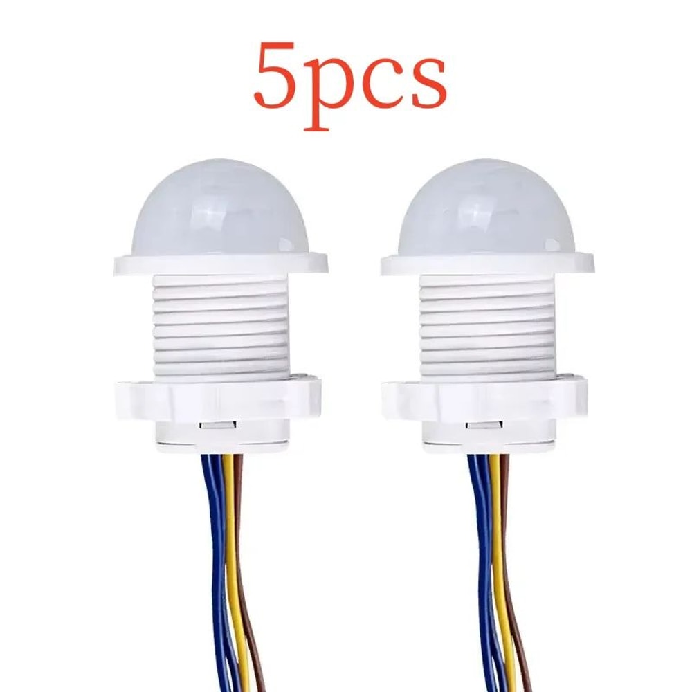 Smart PIR Motion Sensor Light Switch Indoor Outdoor Infrared Auto OnOff 2Pack 7