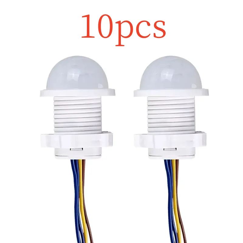 Smart PIR Motion Sensor Light Switch Indoor Outdoor Infrared Auto OnOff 2Pack 8