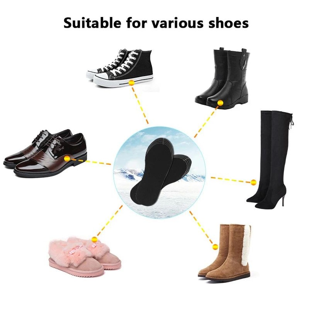 USB Heated Shoe Insoles For Winter Foot Warmth And Outdoor Comfort 3