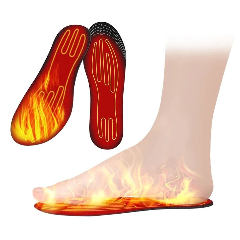 USB Heated Shoe Insoles For Winter Foot Warmth And Outdoor Comfort 4