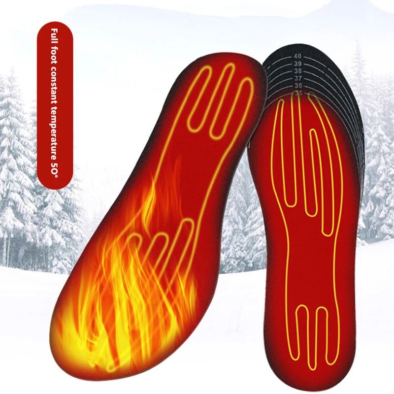 USB Heated Shoe Insoles For Winter Foot Warmth And Outdoor Comfort 5