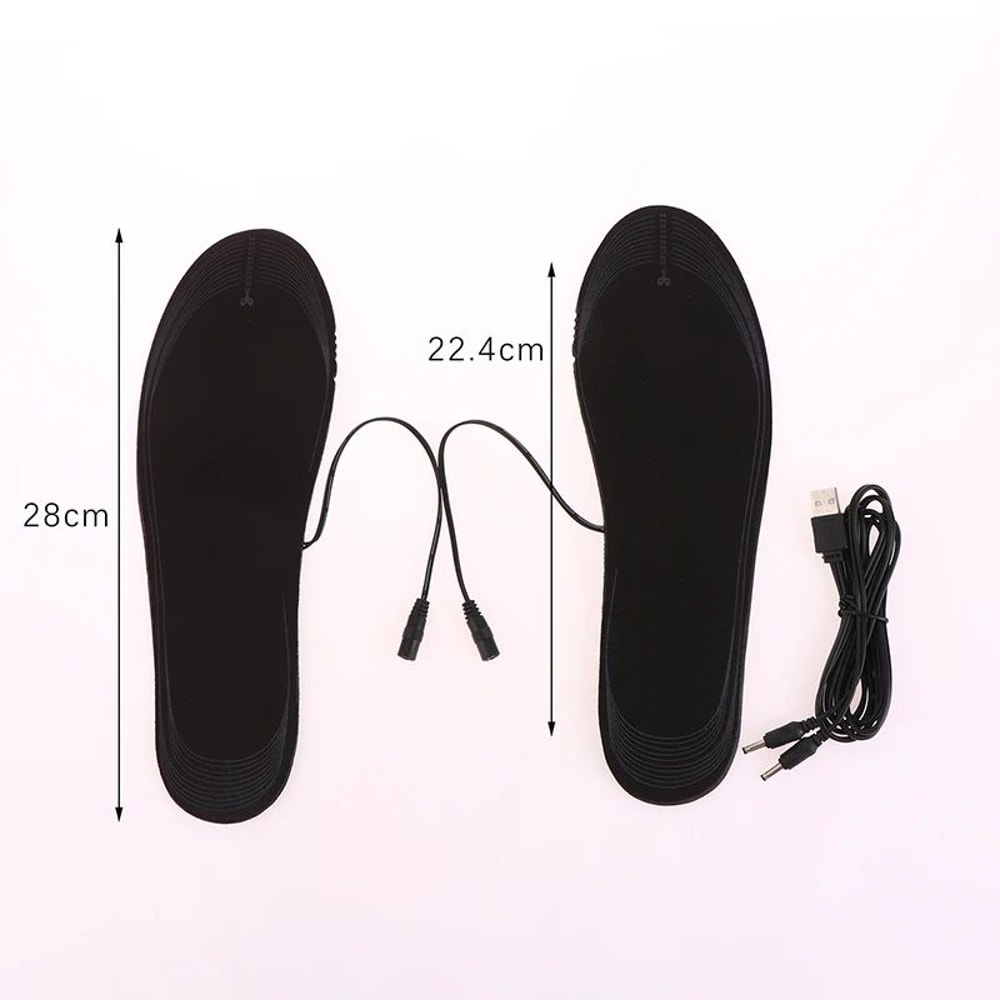 USB Heated Shoe Insoles For Winter Foot Warmth And Outdoor Comfort 9